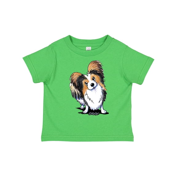 Inktastic Tricolor Papillon Boys or Girls Toddler T-Shirt
