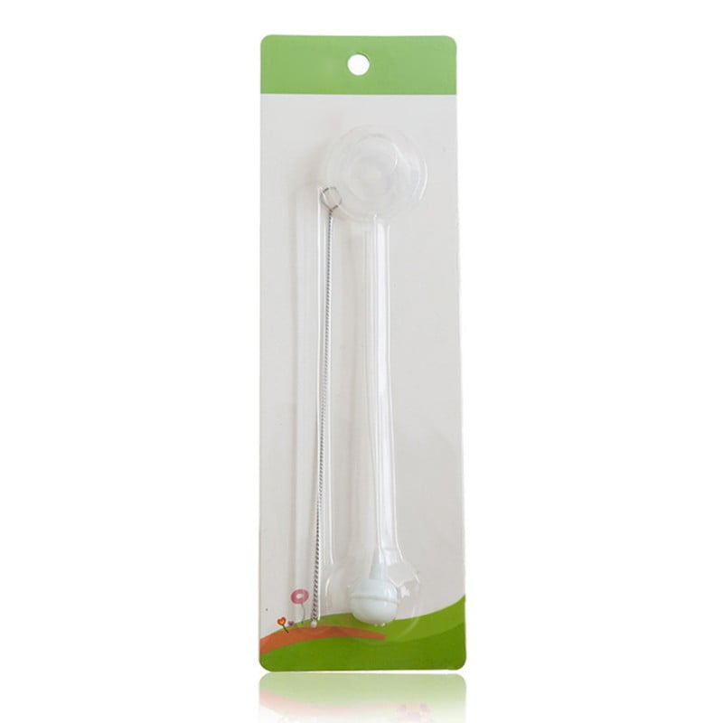 Hands Free Baby Bottle Accessories, Bottle Straw and Cleaning Brush, Gravity Straw Suction Feeding Bottles Accessories, Exercise baby's Suction, Improve Lung Capacity