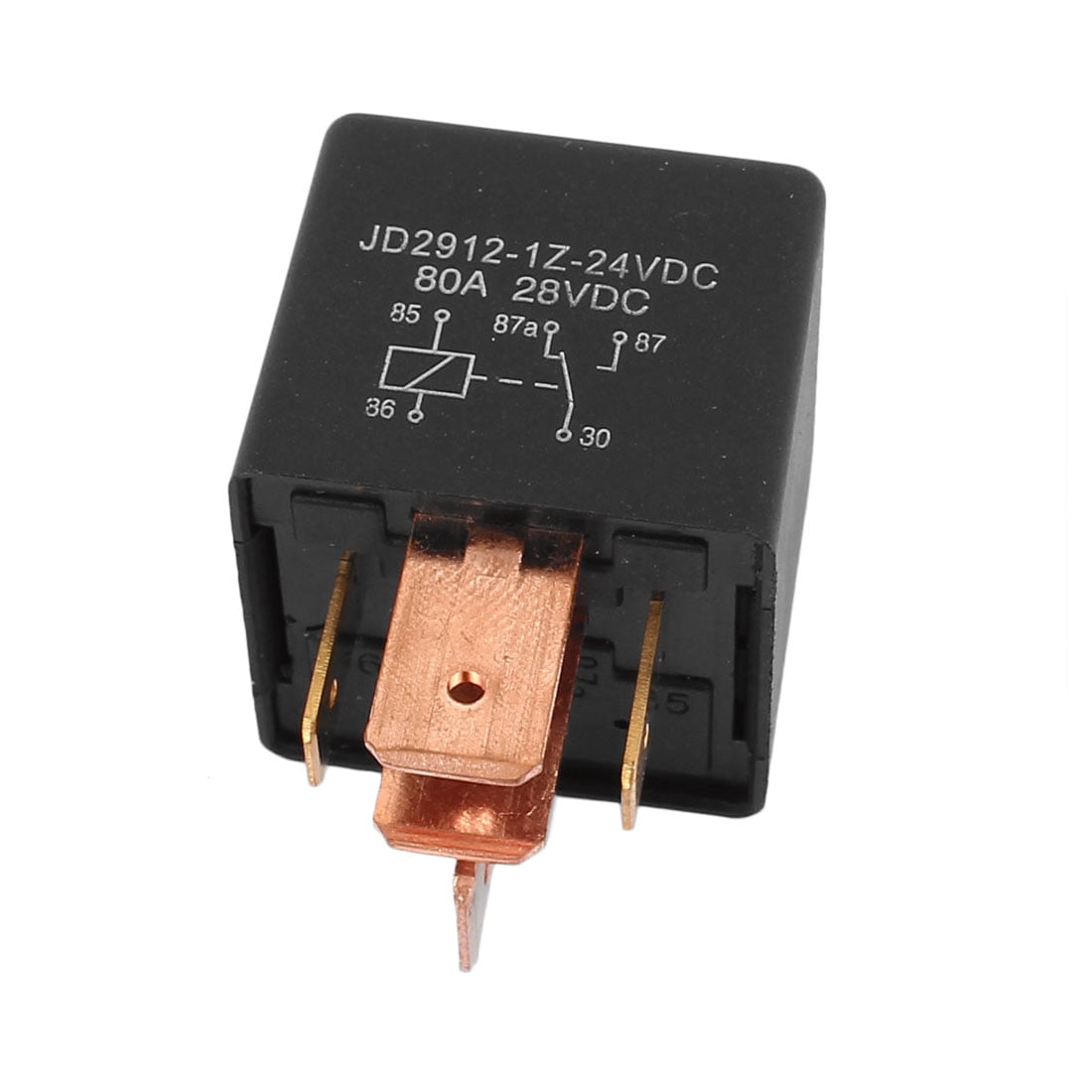DC 24V Coil 80A 5 Pins SPDT Vehicle Car Security Power Relay 10pcs