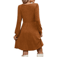 thumbnail image 2 of MLDRA Dresses for Women Sweater Dress Long Sleeve Dress for Women with Pockets Square Neck Knit Winter Fall 2025, 2 of 6