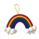 thumbnail image 1 of Colgante de decoración de habitación para niños, colgante de decoración de pared de arco iris de nubes tejidas Wmkox8yii  fhajkh1027, 1 of 1