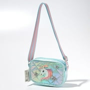 Claire's Girls Teen Unicorn Crossbody Bag, Mint Green, 98698