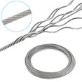 thumbnail image 4 of Amadget Cuerda De Alambre De Acero Inoxidable 316 Kit De Barandilla De Cable De Grado Marino Cuerda Para Aviones Y Colgar Cuadros Para Barandillas Cubiertas Barcos Hardware Marino (1/8"" X 33 Pies), 4 of 5
