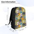 thumbnail image 4 of Haiem Hawaiian Style Backpack - Stylish and Durable 15-inch Laptop Backpack with Waterproof Oxford Fabric, 4 of 8