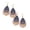 2pcs-1, variant on Haixin Hub 250th Anniversary Patriotic Earrings for Women, 4th of July Lightweight Leather Teardrop Dangle, Red White and Blue USA Independence Day Jewelry