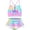 Unicorn Diamond, variant on Nidoul Little Girls 2-Piece Swimsuit Bikini Tankini Set Ruffle Unicorn Swimwear Swim Beach Summer Bathing Suit Size 4-8 Years