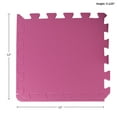 thumbnail image 3 of Stalwart 12" x 12" Pink Foam Interlocking Floor Mats, 20 Pack, 3 of 24