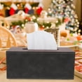 thumbnail image 3 of LABSERRON Facial Tissue Holder Rectangle PU for Hotel and Restaurant 1Set, 3 of 7