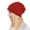 Red, variant on ZSQDM Neutral Thick Soft and Stretchy Twist Knit Thermal Plush beanie Party Hats Bomber Hats Key Caps