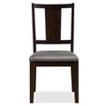 thumbnail image 3 of Furniture of America Arvin Modern Padded Seat Dining Chairs, Espresso (Set of 2), 3 of 10