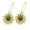 Gold, variant on YUEHAO Earrings Fashion Sunflower Daisy Earrings Women's Vintage Earrings Jewelry Gifts