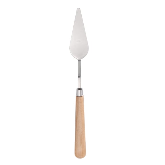 Uxcell HM#18 Palette Knife 29mm Width Stainless Steel Spatula Painting Pallet Knife with Wood Handle for Oil Painting Acrylic Canvas Mixing Spreading