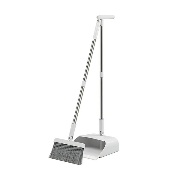 EGNMCR Mop Broom Broom and Dust Pan Set Of Household Dustpan Combination Mop Floor Sweeping Non Stick Hair Scraping Soft Bristled Brush Broom dustpan