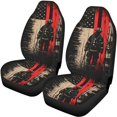thumbnail image 5 of Pzuqiu Car Seat Covers Breathable, Compatible with Auto Interior Auto Seats, Car Seat Covers Full Set Fit for Truck Cars Brathable, USA Firefighter, 5 of 10