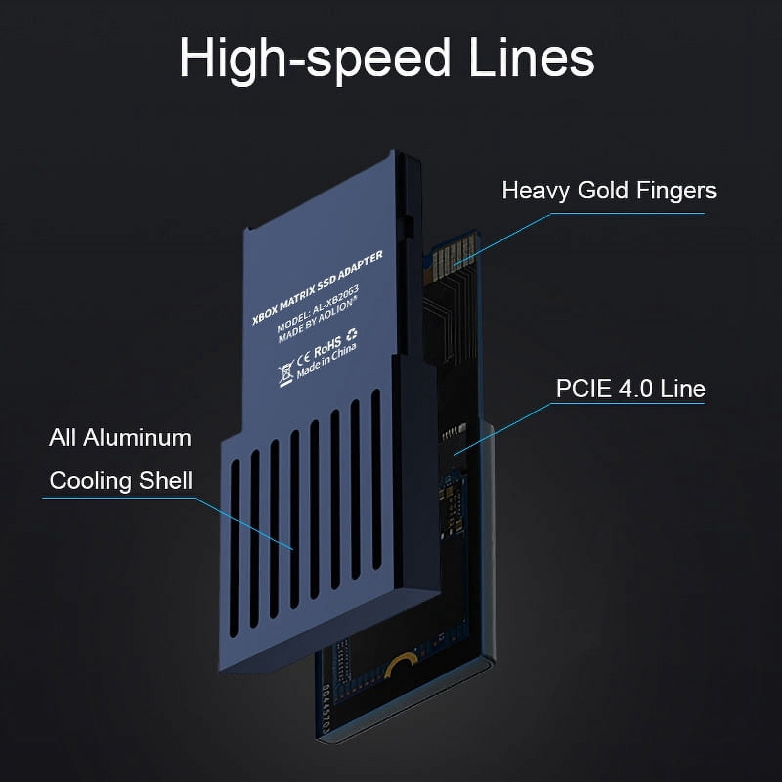External Solid State Drives Fit for Xbox Series X/S, External Host Hard Drive Conversion Box