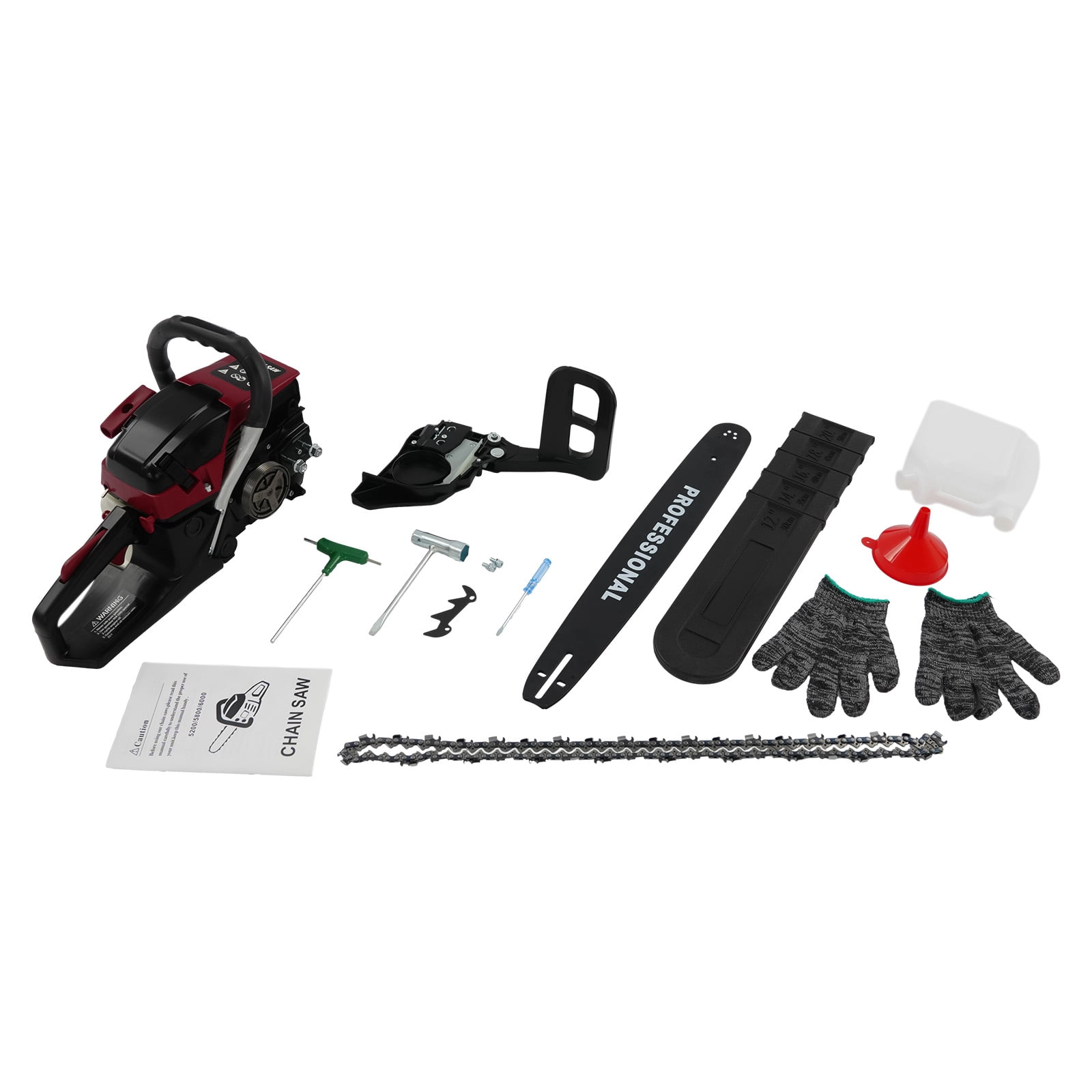 58cc 20" 2-Cycle Gasoline Powered Gas Chainsaw