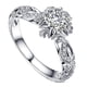 thumbnail image 3 of Exquisito anillo ahuecado, elegante anillo de racimo de diamantes, accesorios de joyería de boda de compromiso, anillos apilables, joyería para Ropa, zapatos y accesorios Miscelánea No. 4 Minnieouse AP006769-04, 3 of 6