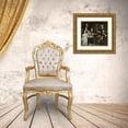 thumbnail image 3 of Abraham Lambertsz. van den Tempel 21x20 Gold Ornate Framed and Double Matted Museum Art Print Titled - David Leeuw with His Family (1671), 3 of 4