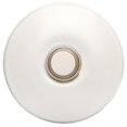 thumbnail image 1 of Nicor Éclairage ECSBWH Bouton-Poussoir en Stuc Filaire pour Kit de Cloche de Porte Prime - Blanc, 1 of 1