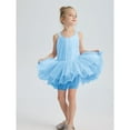 thumbnail image 2 of TEDOYE Girls Toddler Ballet Tutu Skirt Leotards V Neck Camisole Dress Dance Outfits Ballerina Gradient 1-7Years Cozy Wear, 5-6 Years, 2 of 7