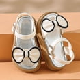thumbnail image 4 of KPOPLK Toddler Boys Girls Slides Sandals for Swim Beach Kids Water Shoes Casual Summer Slippers Size 2,White, 4 of 4