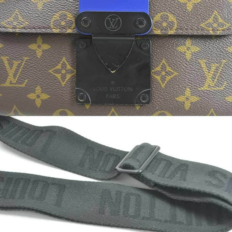 Authenticated used Louis Vuitton Handbag Shoulder Bag 2way Monogram Macassar S Rock Messenger Brown Canvas Men's M45863, Size: (HxWxD): 16.5cm x 23cm