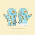 thumbnail image 7 of Snow Mittens for Kids Winter Unisex Kids Thermal Insulated Dinosaur Print Mittens Warm Lined Skiing Handwear Cold Weather Outdoor Activity Gloves Mittens for Girls Sky Blue 6 Months-24 Months, 7 of 7