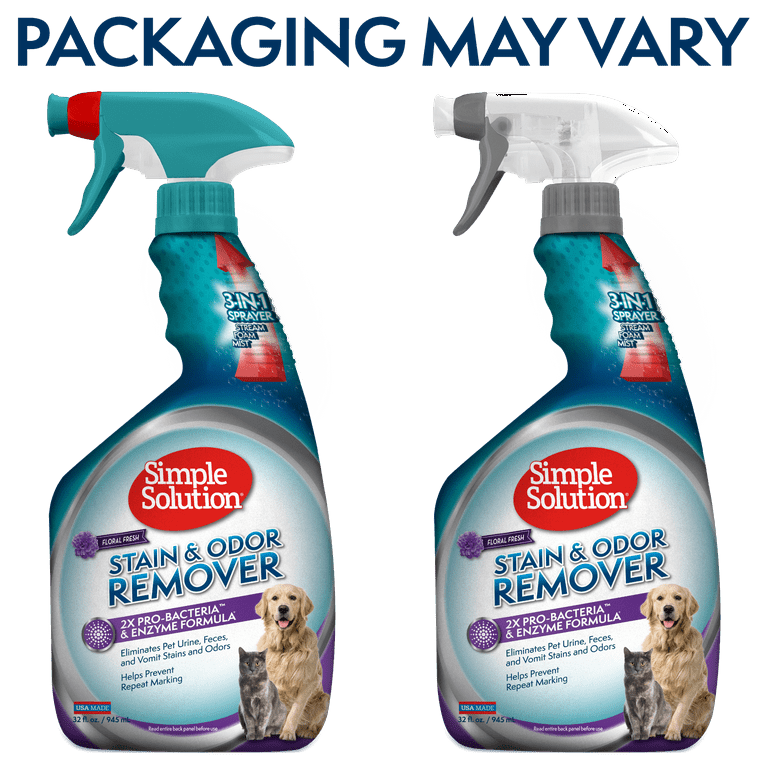 Simple solution stain clearance & odor remover