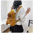 thumbnail image 5 of Mochila de peluche Capybara Kawaii, bolso de peluche con forma de muñeco, bolso infantil, bolso de hombro, mini mochilas., 5 of 5