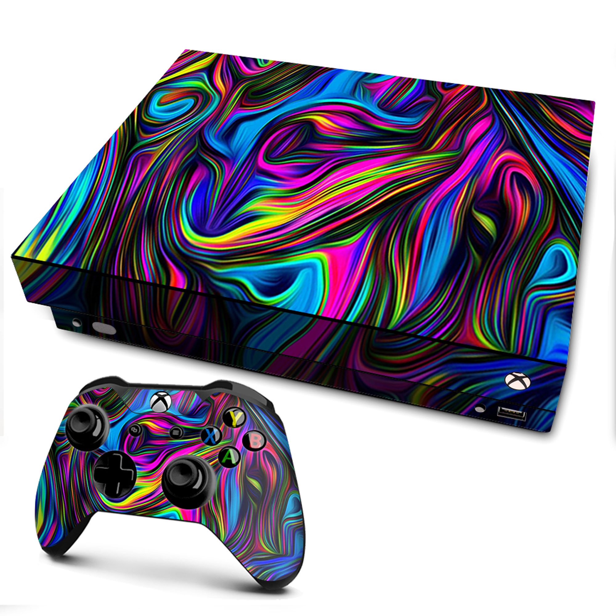 Skins Decal Vinyl Wrap for Xbox One X Console decal stickers skins