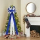 thumbnail image 5 of ¡No Te Lo Pierdas!, 1.4 mariposas Árbol de Navidad con decoración de lazo de dos colores Lugar de celebración Pajarita de alta calidad Akmoler, 5 of 8