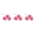 thumbnail image 2 of Flores Artificiales Wosthever 50 Piezas Rosa Oscuro Espuma, 2 of 6