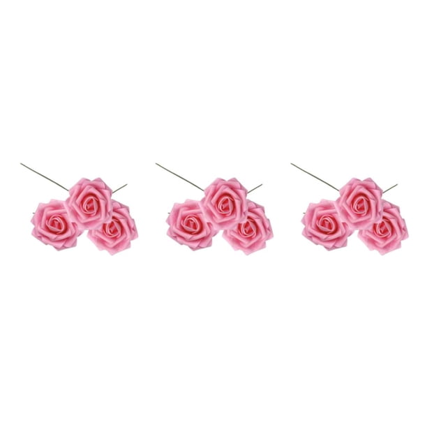 Flores artificiales Advancent 50 piezas Rosa oscuro