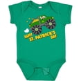 thumbnail image 3 of Inktastic Happy St. Patrick's Day monster truck with leprechaun Boys or Girls Baby Bodysuit, 3 of 5