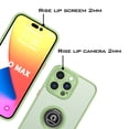 thumbnail image 7 of CoverON For Apple iPhone 14 Pro Max Phone Case, Clear Back Ring Holder Kickstand Cover, Green, 7 of 7
