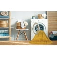 thumbnail image 2 of Ahgly Company Machine Washable Indoor Rectangle Contemporary Deep Yellow Area Rugs, 2' x 4', 2 of 7