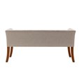 thumbnail image 6 of Porthos Home Nevis Fabric Upholstered Bench with Rubberwood Legs, 6 of 7