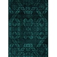 thumbnail image 1 of Ahgly Company Indoor Rectangle Abstract Turquoise Blue Modern Area Rugs, 5' x 8', 1 of 4