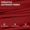 thumbnail image 6 of Ainfox 13ft Large Patio Umbrella, Outdoor Double-Sided Rectangle Market Heavy Duty Umbrellas without Base, Red, 6 of 8
