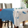 thumbnail image 5 of Yayeee Tablecloths 60" x 120" Rectangle Wrinkle Resistant Party Table Cover, Snow Mountain, 5 of 8
