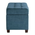 thumbnail image 6 of OSP Home Furnishings Storage Ottoman in Blue Fabric, 6 of 8