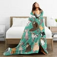 thumbnail image 4 of Cat Gifts Blanket 60"X50" Bed Throw Blanket Soft Lightweight Cozy Warm Blankets for Kids Teens Men Women, 4 of 6