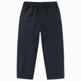 thumbnail image 5 of Gibobby Boys Pants Toddler Kids Little Boys Pant 2T 3T 4T 5T 6T Casual Schoolwear Drawstring Straight Leg Soft Pants With Pockets Boys Warm Casual Pants(15-16 Years,Navy), 5 of 5