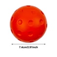 thumbnail image 3 of Silent Foam Pickleball Balls, 2.9" Soft Hollow Training Balls for Indoor Courts, Quiet Low Bounce Practice Balls for Adults and Beginners(Watermelon Red), 3 of 8