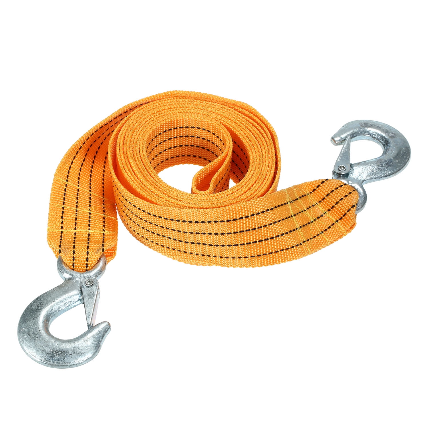 4M Tow Strap Rope 2 Hooks Tie Down Strap Strong ratchet Belt Luggage