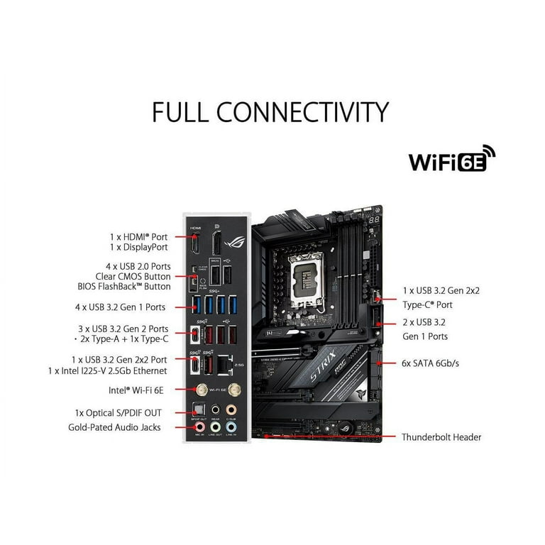 ASUS ROG Strix Z690-E, Intel 12th&13th Gen, ATX, PCIe 5.0 ASUS ROG Strix Z690-E, Intel 12th&13th Gen, ATX, PCIe 5.0