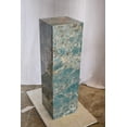 thumbnail image 3 of Pedestal For Artwork, Liquid Ocean Blue Made of Porcelain.  12" x 12" x 39"H, 3 of 8