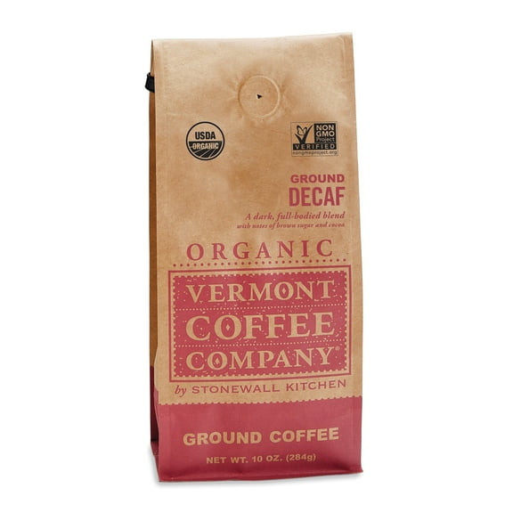 Vermont Coffee Company, Organic Decaf Ground Coffee, 10oz., Made in the USA