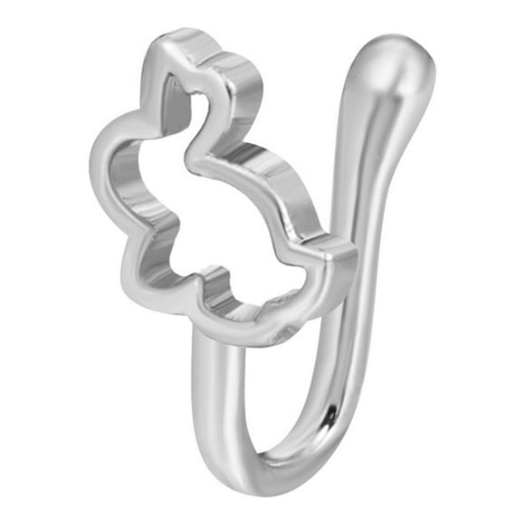 onlyliua Promoción de Temporada Anillos de Nariz con Clip de Moda para Mujeres, Aro de Nariz Sin Perforación, Manguito de Nariz Ajustable
