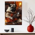 thumbnail image 5 of Pug Dog Poster Music Decor - Pug Dog Canvas Wall Art For Bedroom Decor - Modern Home Decor - Abstract Canvas Wall Art, 5 of 6